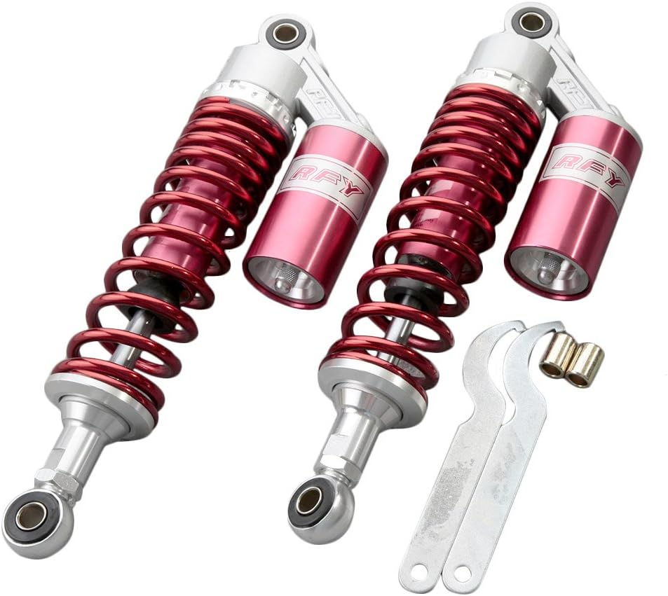 2pcs Adjustable 320mm Motorbike Air Shock Absorbers Universal Fit Pack of 2 F6815