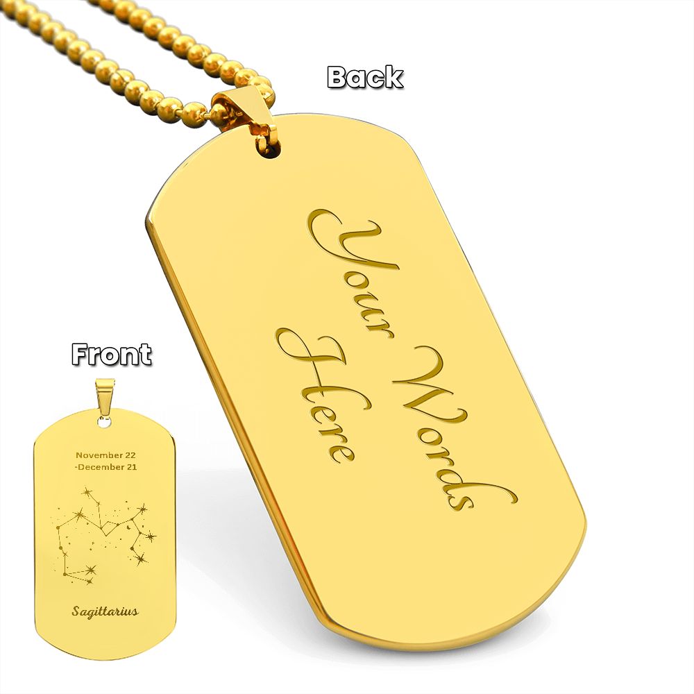 Dog Tag Necklace S573