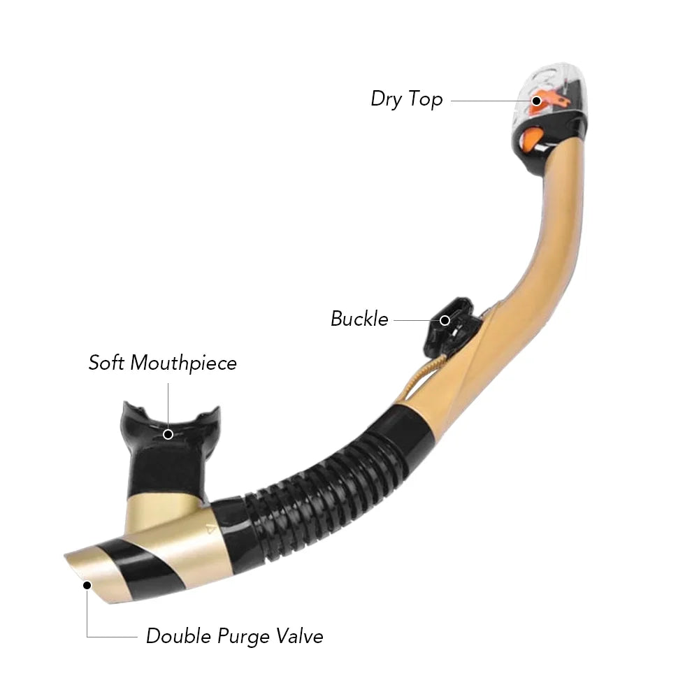 Leakproof Snorkel Set with Dry Snorkel Tube N3964