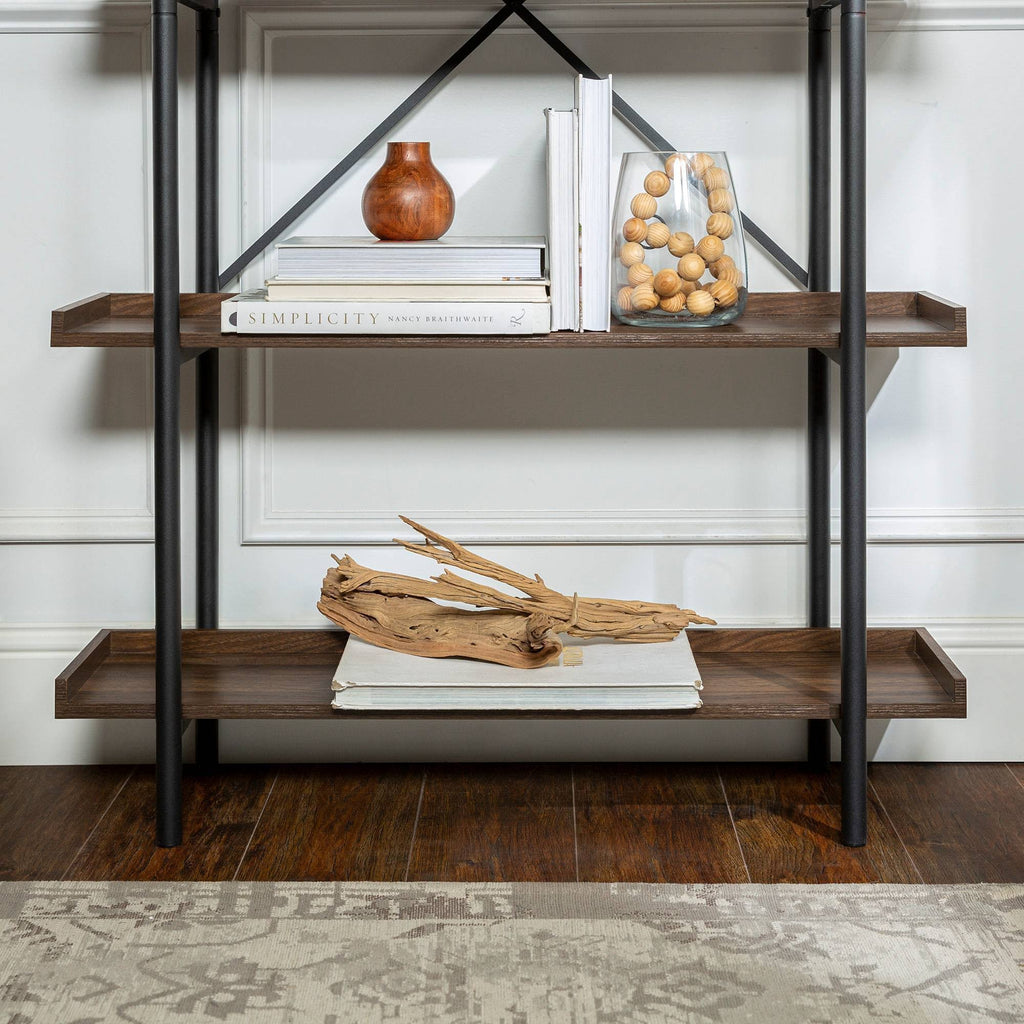 5 Tray Shelf Dark Walnut Bookshelf M69567