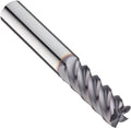 9/32 inch, 13/16 inch LOC, 5/16 inch Shank Diam, 2-1/2 inch OAL, 5 Flute, Solid Carbide Square End Mill S82307