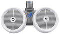 Dual 8" White 800 Watt Marine Wakeboard Tower Speaker System R19573
