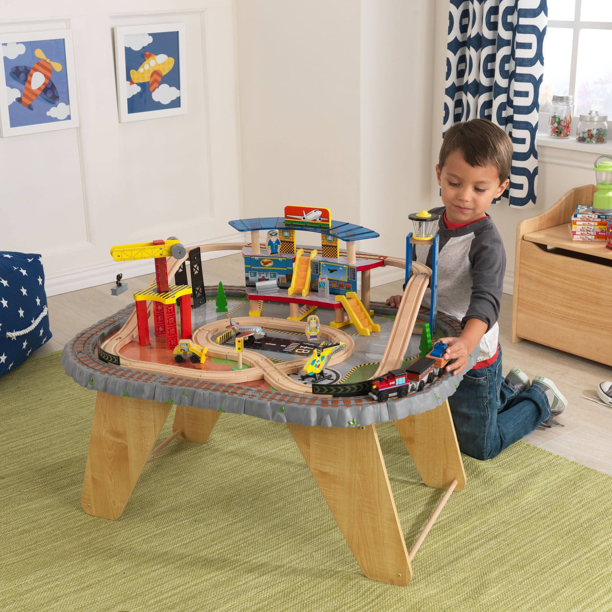 Transportation Station Train Set and Table T38482