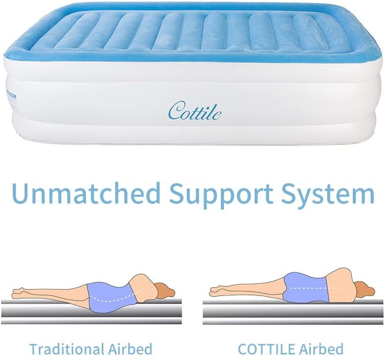 Air Mattress with Electric Internal Pump, Twin 75x40x18 J769