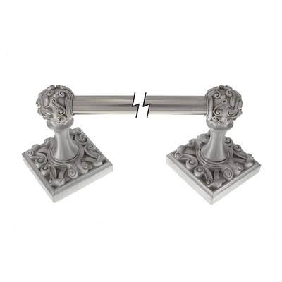 Satin Nickel Wall Mounted Towel Bar L191609