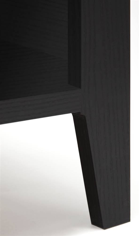 5 Shelf Bookcase, Black Suede Oak N681751