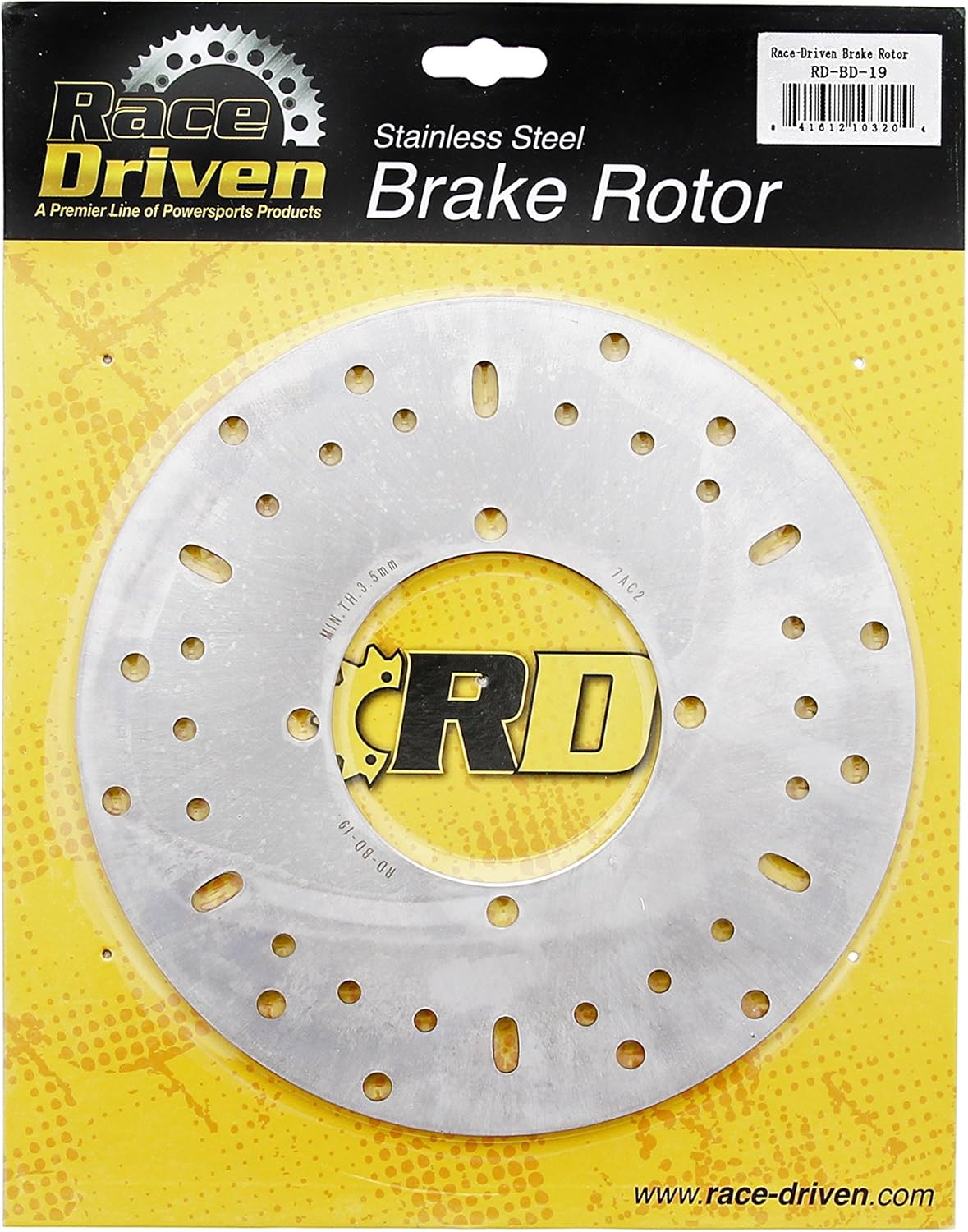 Front and Rear Brake Rotors Discs V68929