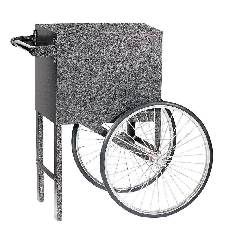 Silver Popcorn Cart E58533
