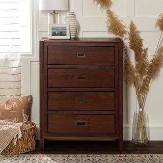 Black 4-Drawer Storage Chest P16793