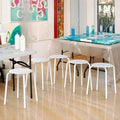 White Accent Stool J352
