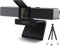 2K Ultra HD Zoomable Webcam with Dual Microphone and Tripod Y83193