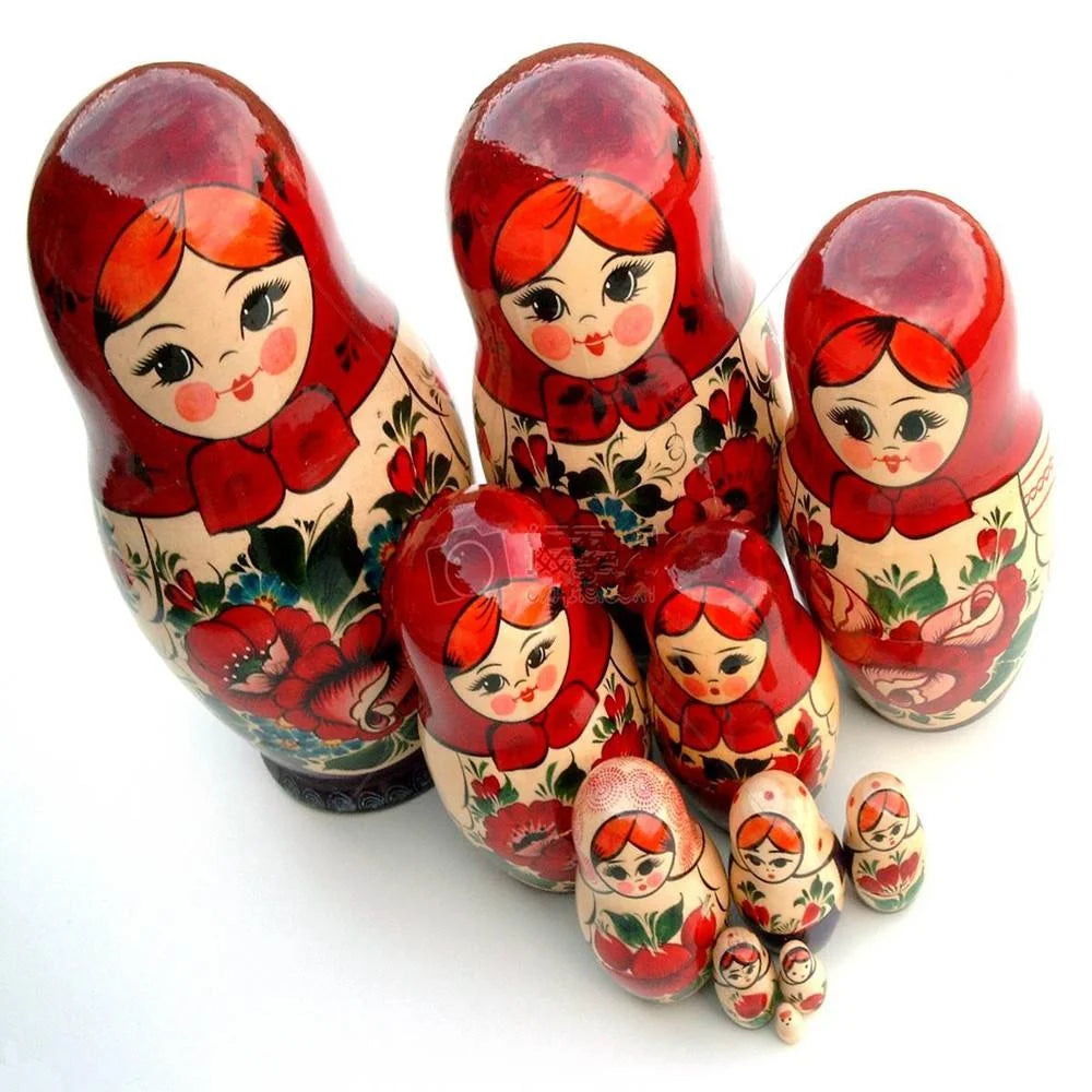 10pcs Wooden Peg Doll Body E359692