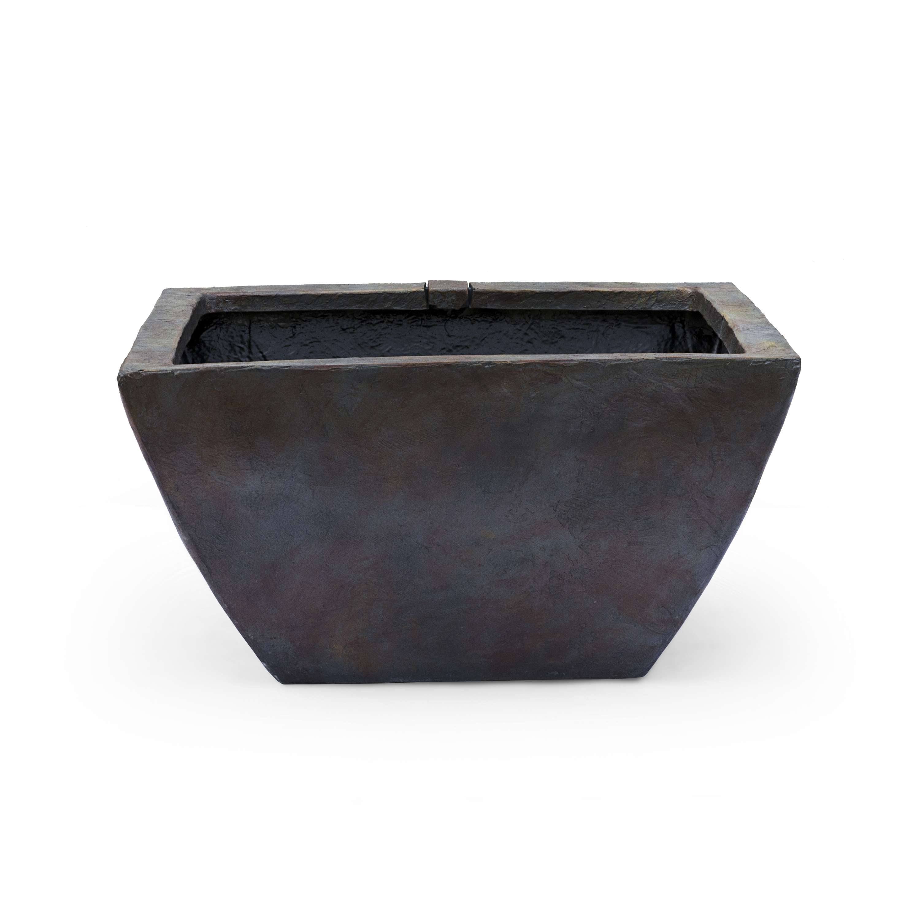 Textured Gray Slate Aquatic Patio Pond M7178