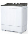 Semi-automatic Twin Tub Washing Machine, 26Lbs, White & Grey V6634