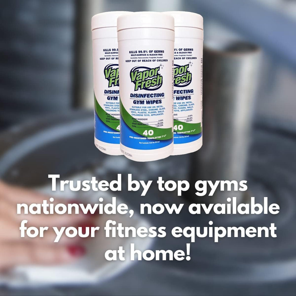 Disinfecting Gym Wipes, Plant Based Disinfectant, 240 Wipes Q930710