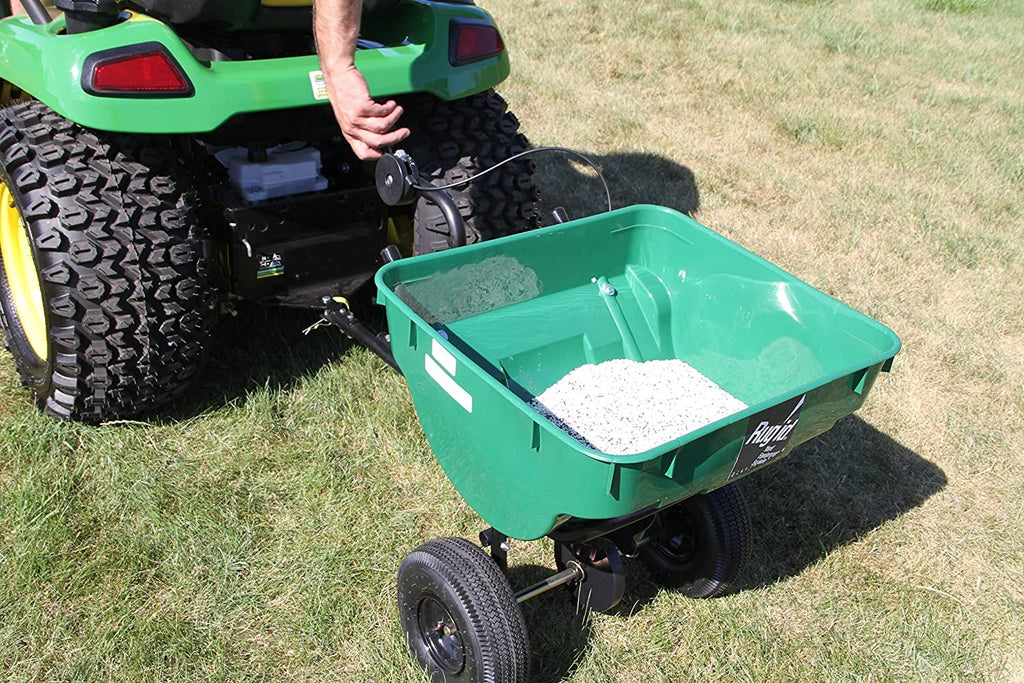 100-Pound Capacity Tow-Behind Broadcast Spreader R188697