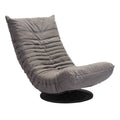 Gray Swivel Accent Chair B64474