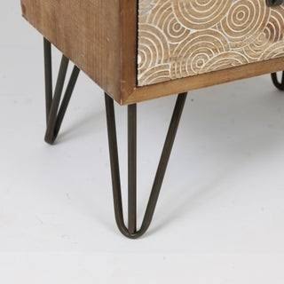 Four Drawer Cabinet End Table U145