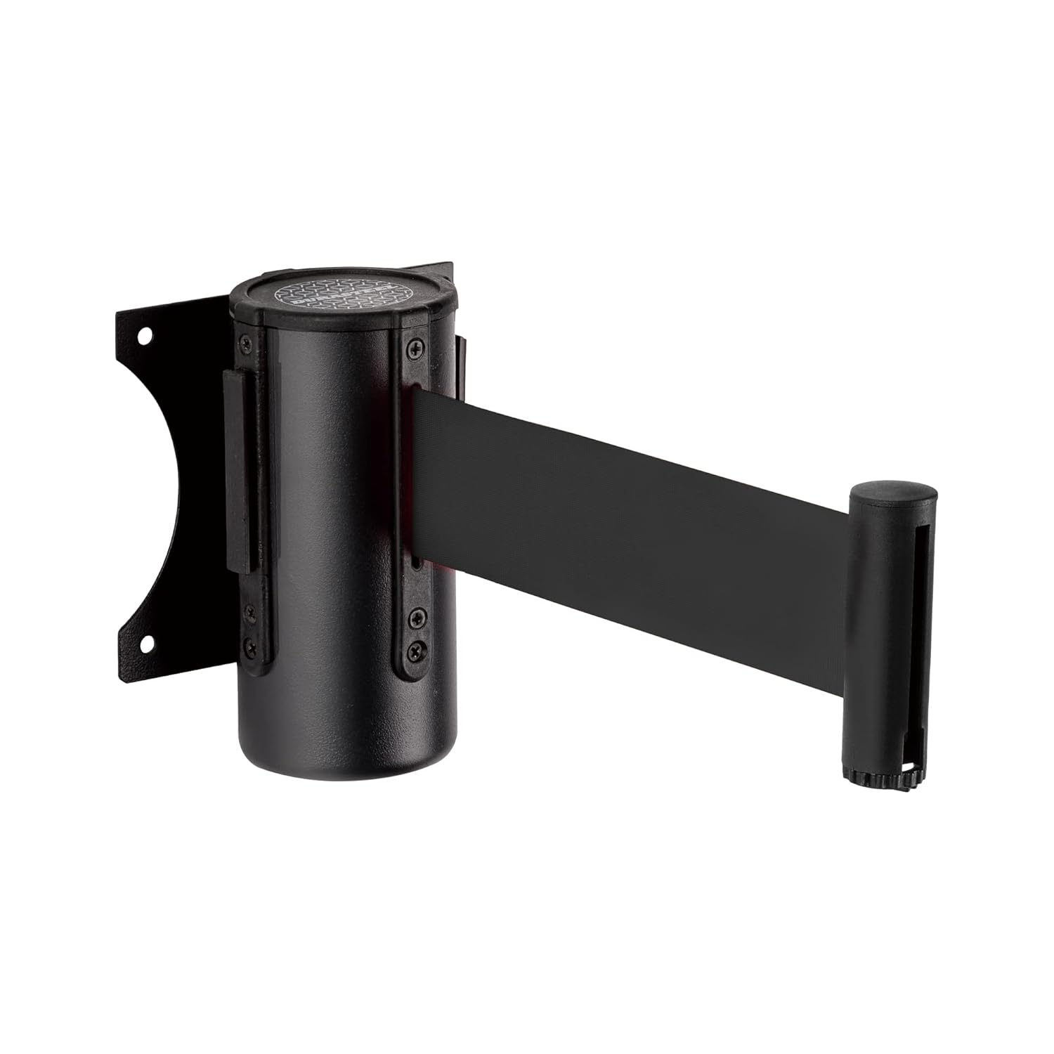 Black Retractable Wall Mount Caution Belt F596740