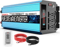 2000W Pure Sine Wave Power Inverter 12V DC to AC 110V/120V Converter with LCD Display Y867242