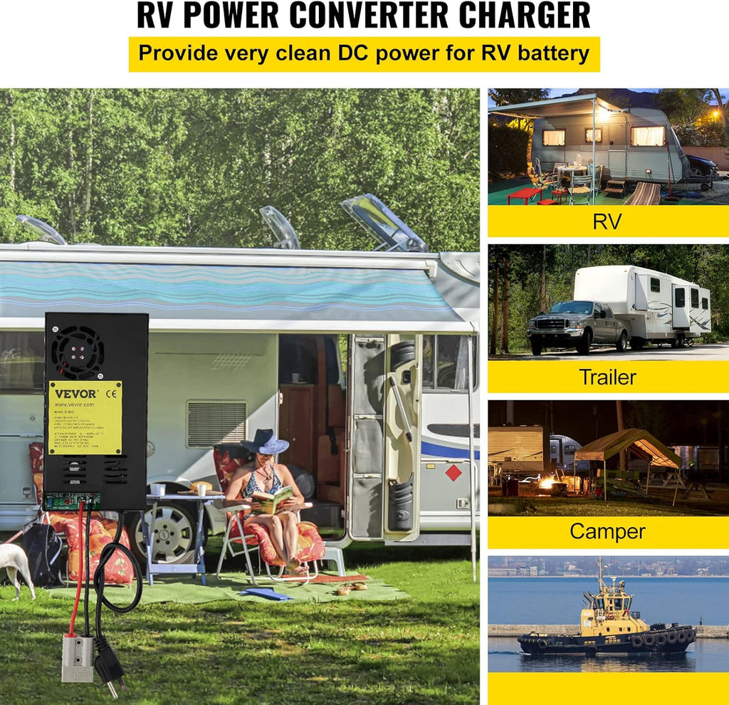 RV Power Converter Charger 600W 35 Amp Pack of 2 N7354
