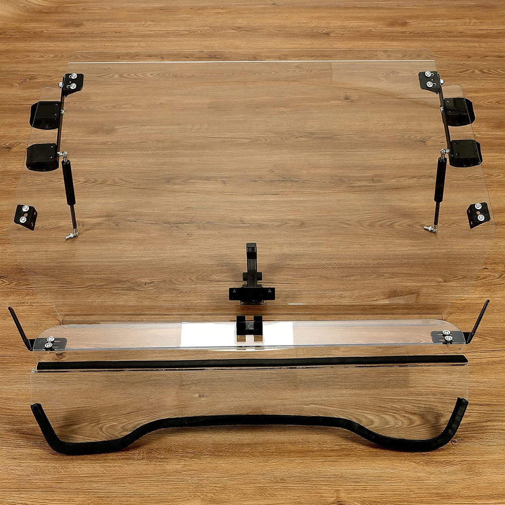 Scratch Resistant 3-in-1 Flip Clear Windshield U673